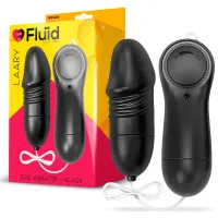 Laary Huevo Vibrador Multi Velocidad Control Remoto Negro · FLUÏD · Huevos y Balas Vibradoras