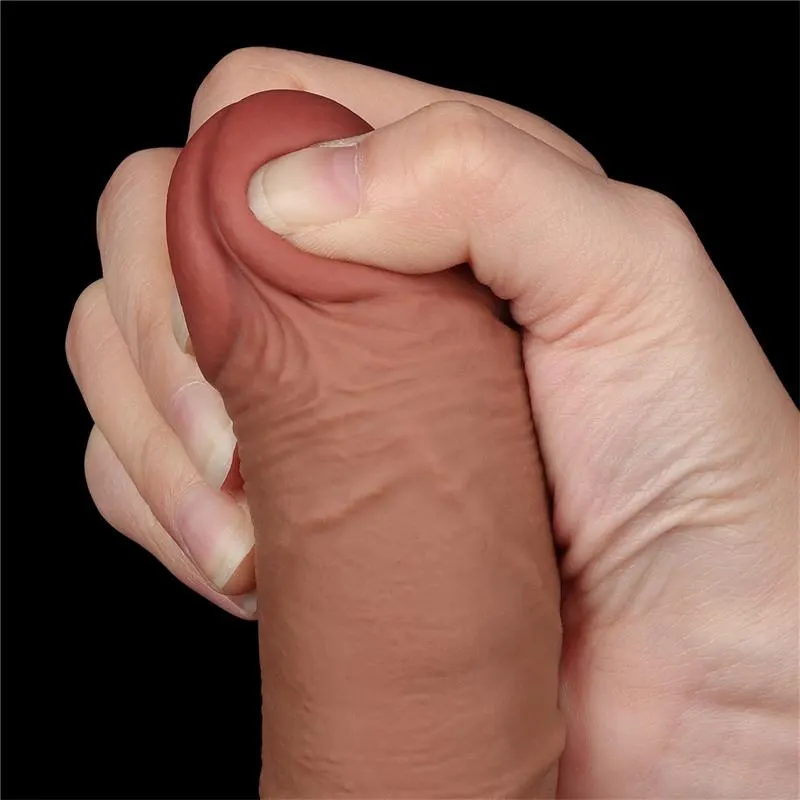 Dildo con Piel Retractil Bronceado · LOVETOY · LOVETOY · Dildos — photo 8