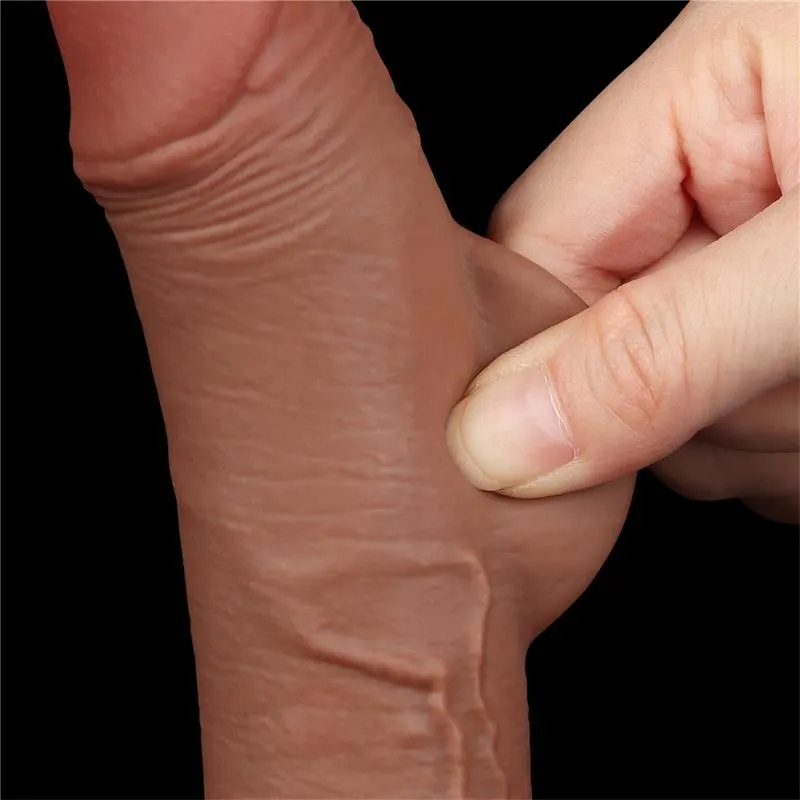Dildo con Piel Retractil Bronceado · LOVETOY · LOVETOY · Dildos — photo 9