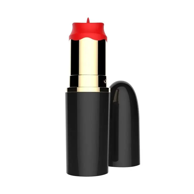 Estimulador de Pintalabios con Lengua Estimuladora USB Negro · A-GUSTO · Estimuladores de Clítoris — Foto 2