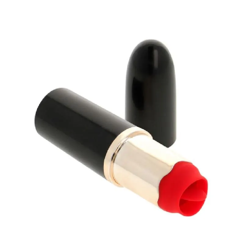 Estimulador de Pintalabios con Lengua Estimuladora USB Negro · A-GUSTO · Estimuladores de Clítoris — Foto 3