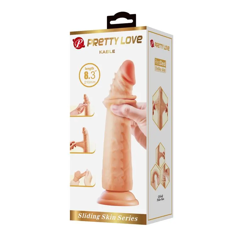 Kable Dildo con Piel Deslizante Retractil 8.3 · PRETTYLOVE · Dildos — Foto 8