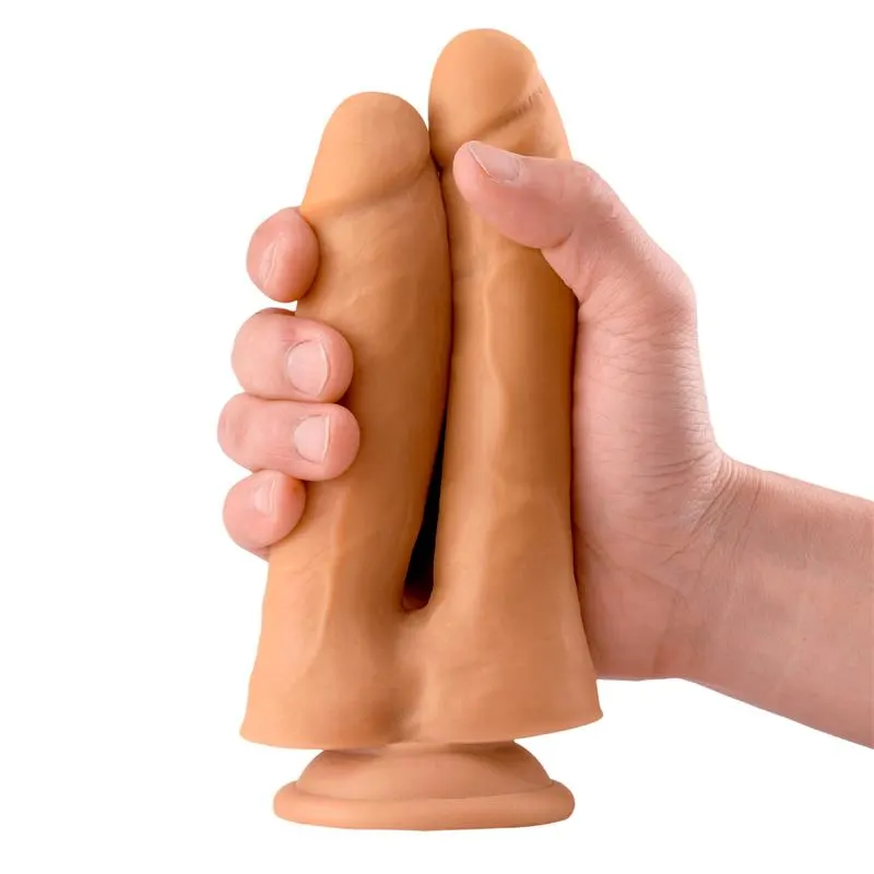 Twin Dildo Doble Realista 7.1 Natural · MAX & CO · Dildos — Foto 3