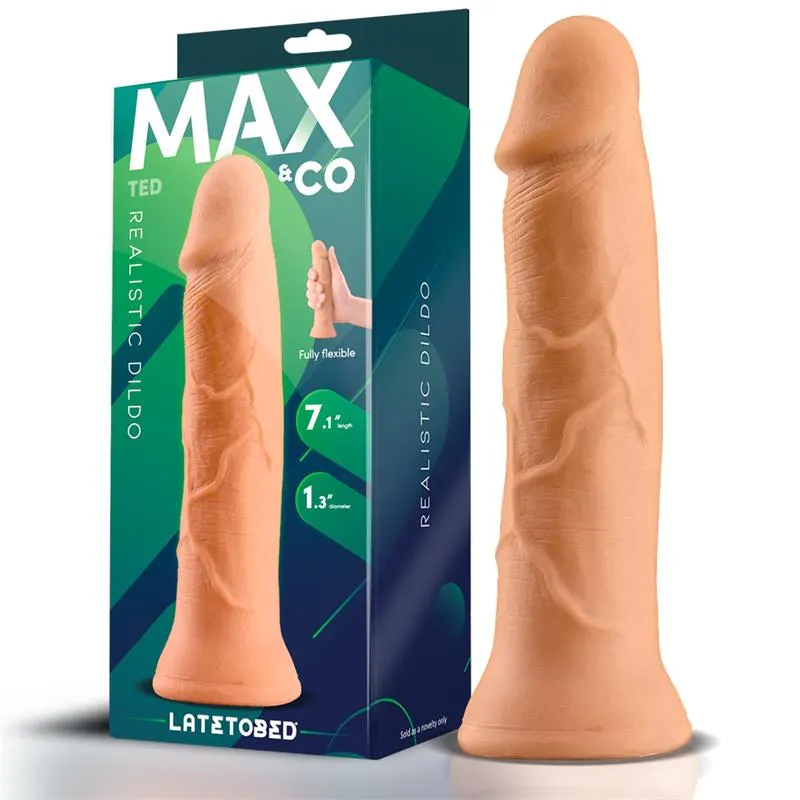 Ted Dildo Realista 7.1 Natural · MAX & CO · Dildos