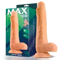 Tod Dildo Realista con Testículos 9 Natural · MAX & CO · Dildos