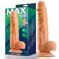 Andi Dildo Realista con Testículos 9.1 Natural · MAX & CO · Dildos