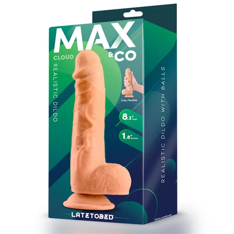 Cloud Dildo Realista con Testículos 8.3 Natural · MAX & CO · Dildos — photo 4