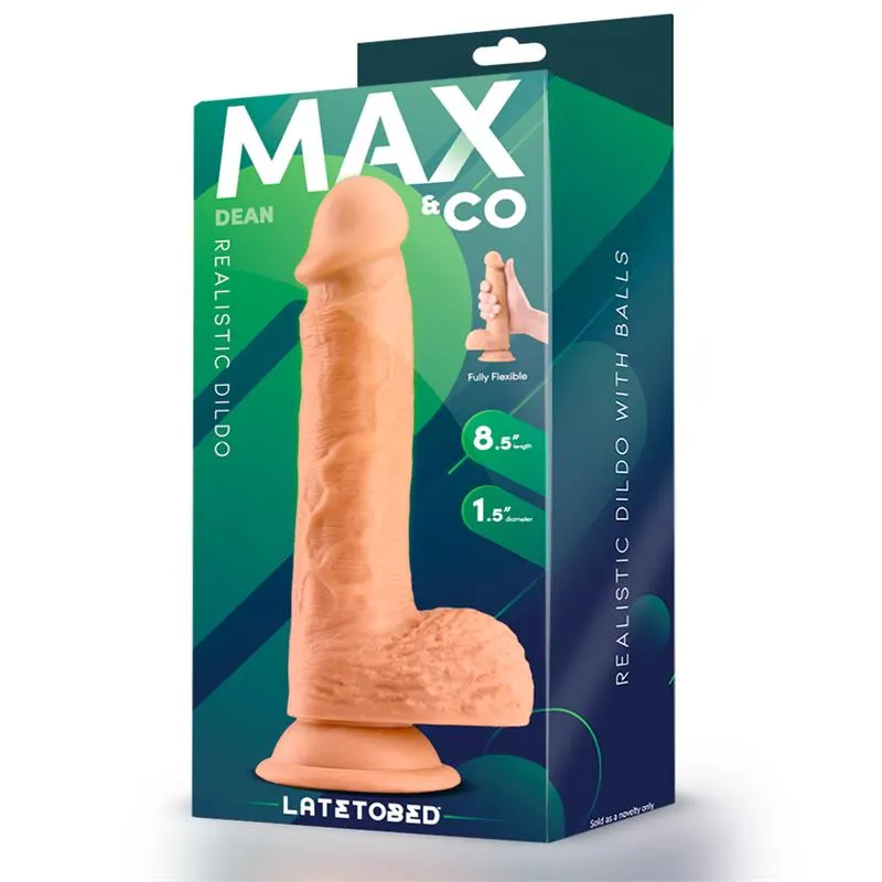 Dean Dildo Realista con Testículos 8.5 Natural · MAX & CO · Dildos — Foto 4