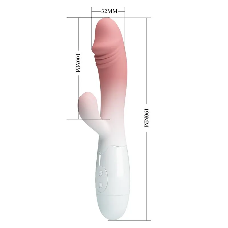 Snappy Vibrador Blanco y Rosa · PRETTYLOVE · Vibradores — photo 8