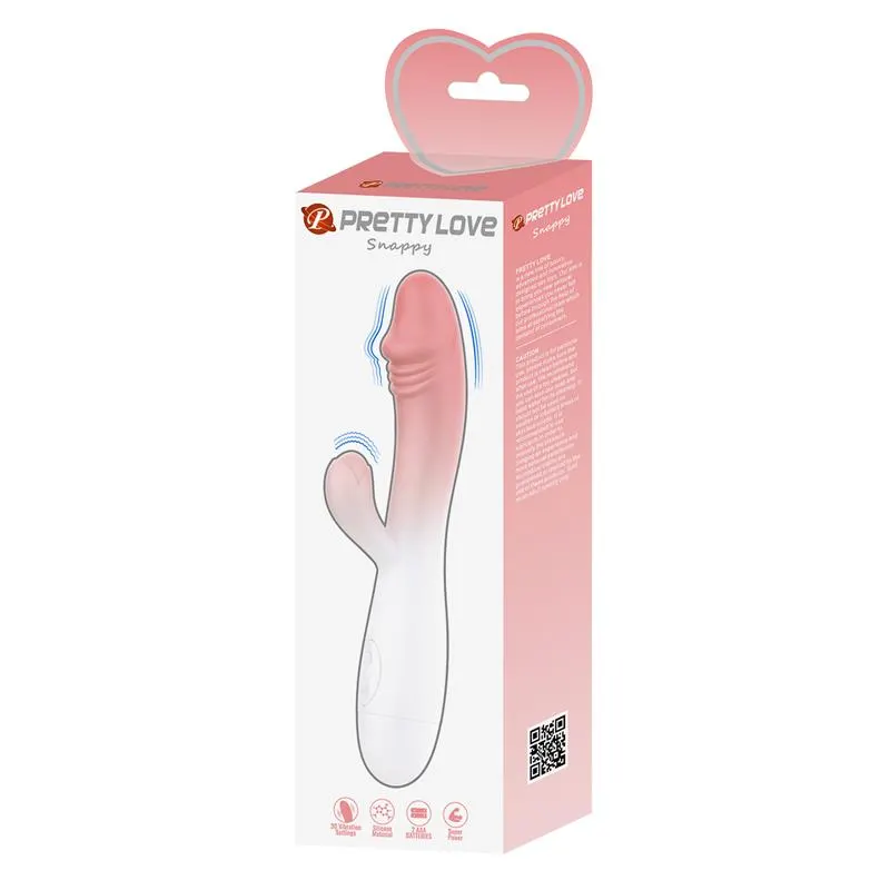 Snappy Vibrador Blanco y Rosa · PRETTYLOVE · Vibradores — photo 9