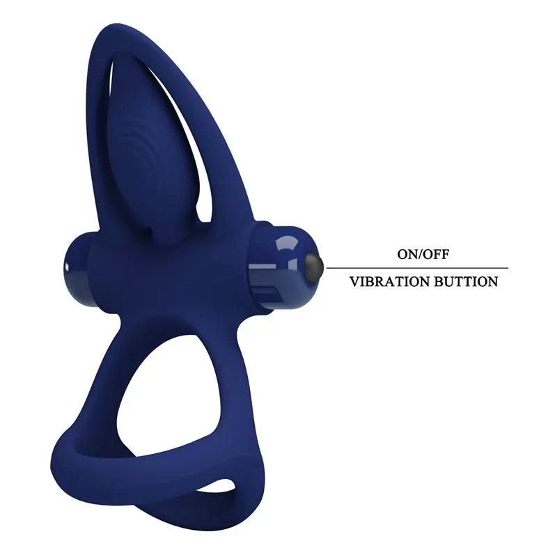 Anillo Vibrador para Pareja con Nariz de Delfín · PRETTYLOVE · PRETTYLOVE · Anillos para el Pene — photo 6