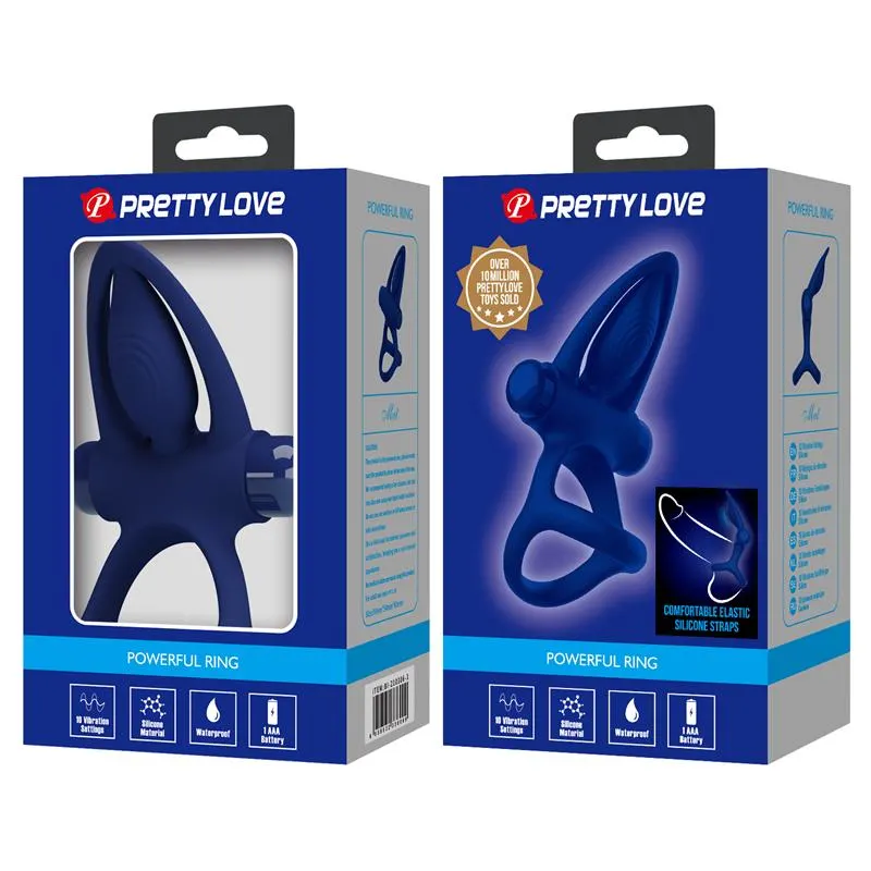 Anillo Vibrador para Pareja con Nariz de Delfín · PRETTYLOVE · PRETTYLOVE · Anillos para el Pene — photo 9