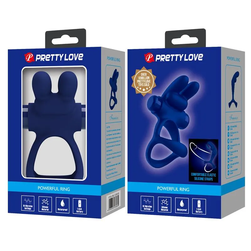 Anillo Vibrador con Conejito USB Compostable · PRETTYLOVE · PRETTYLOVE · Anillos para el Pene — Foto 10