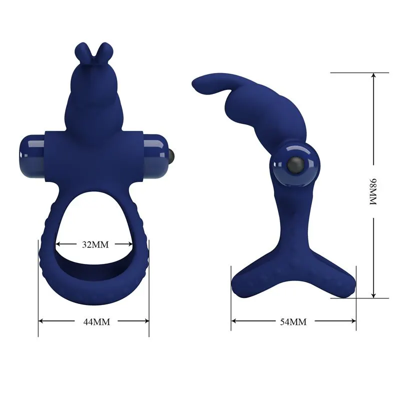 Anillo Vibrador con Conejito USB Compostable · PRETTYLOVE · PRETTYLOVE · Anillos para el Pene — photo 9