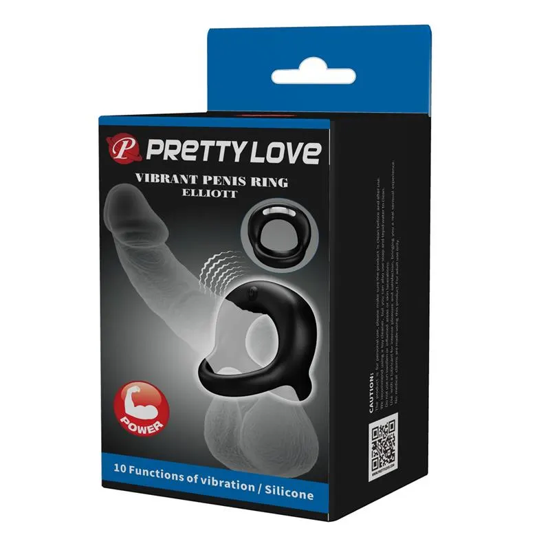 Elliot Anillo para el Pene con Vibración · PRETTYLOVE · Anillos para el Pene — Foto 9