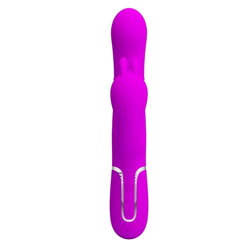 Cammy 4 in 1 Vibrador con Bolas Rotadoras y Cadena Anal · PRETTYLOVE · Vibradores — Foto 3