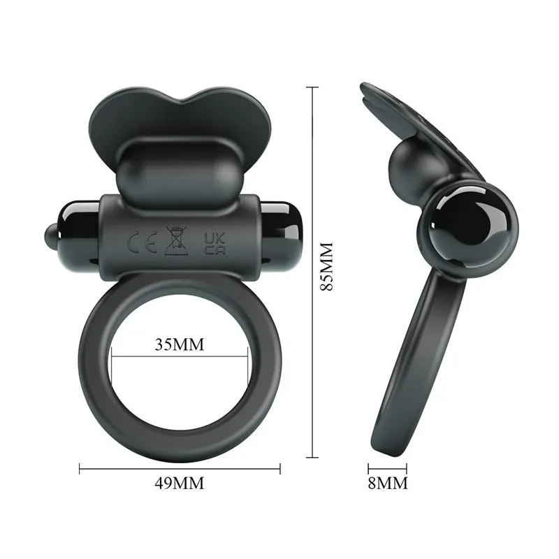 Debonaire Anillo para el Pene con Vibración · PRETTYLOVE · Anillos para el Pene — Foto 9