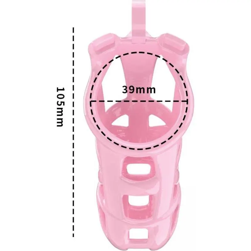 Jaula para el Pene PC01 Rosa · PENIS CAGES · Castidad — foto 4