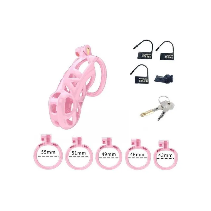 Jaula para el Pene PC01 Rosa · PENIS CAGES · Castidad — foto 5