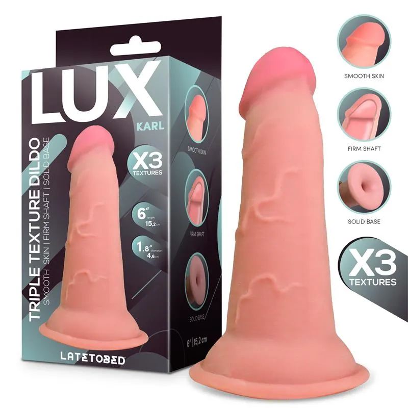 Karl Dildo Triple Densidad 6 · LUX · Dildos
