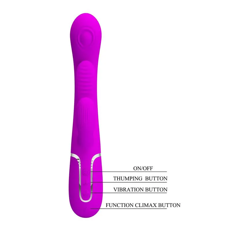 Shania Vibrador con Lengua y Thumping · PRETTYLOVE · Vibradores — photo 7
