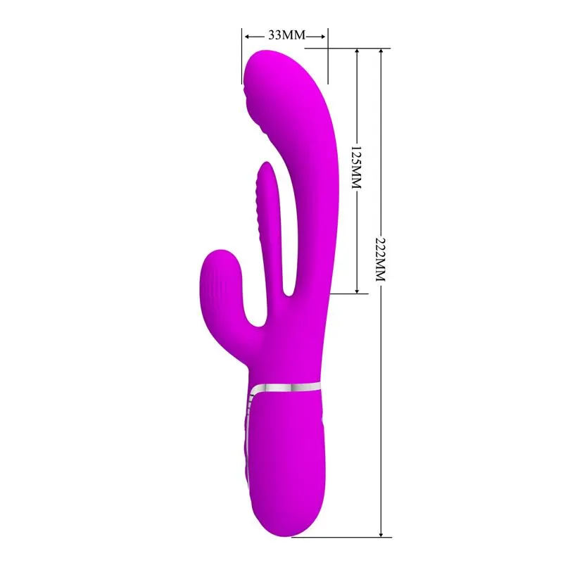 Shania Vibrador con Lengua y Thumping · PRETTYLOVE · Vibradores — photo 9