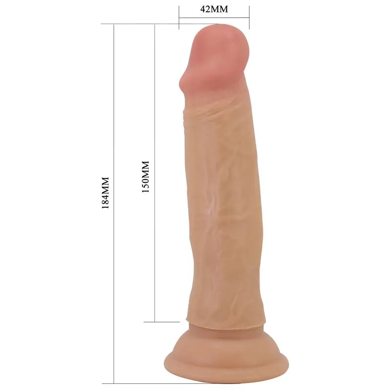 Dildo con Piel Deslizante Retractil 18.4 cm · PRETTYLOVE · Dildos — photo 5
