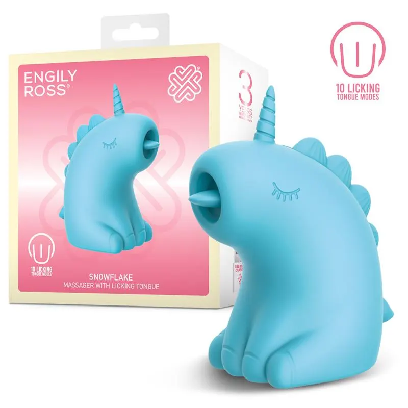 Snowflake Estimulador con Lengua Licking - Lameteo · ENGILY ROSS · Estimuladores de Clítoris