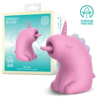 Cupcake Estimulador con Lengua Rotadora 360º · ENGILY ROSS · Estimuladores de Clítoris