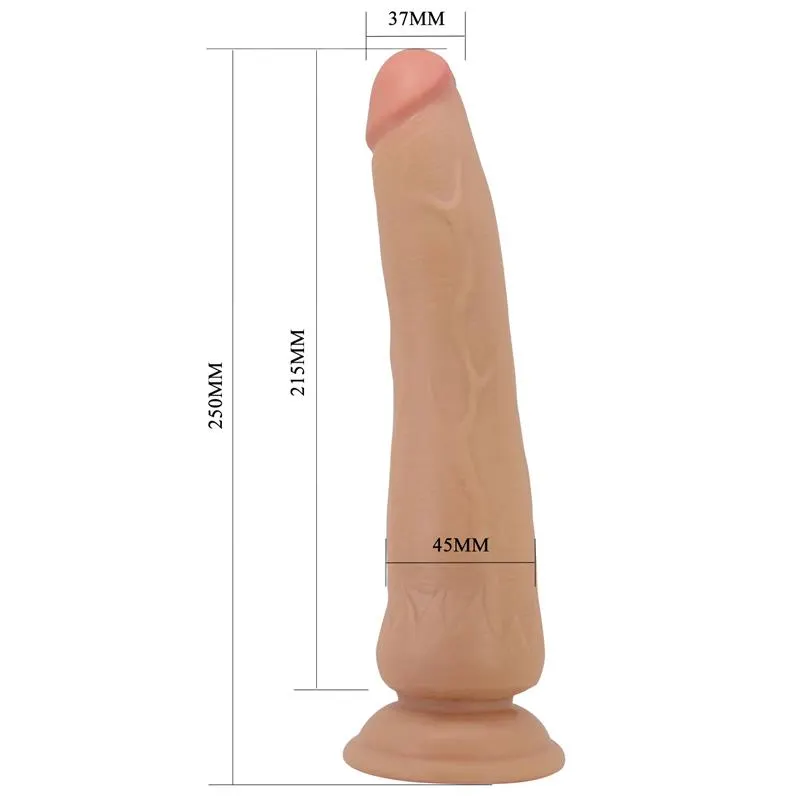 Dildo Realista con Piel Deslizante Retractil 25 cm · PRETTYLOVE · Dildos — Foto 5