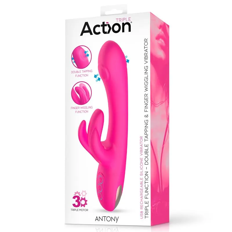 Antony Vibrador con Double Tapping y Función Finger · ACTION · Vibradores — Foto 10
