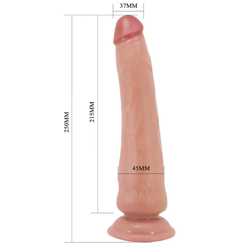 Dildo Realista con Piel Deslizante Retractil 25 cm · PRETTYLOVE · Dildos — Foto 5