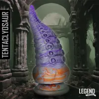 Tentaclyosaur Dildo Tentáculo Silicona Líquida 20 cm · LEGEND · Dildos