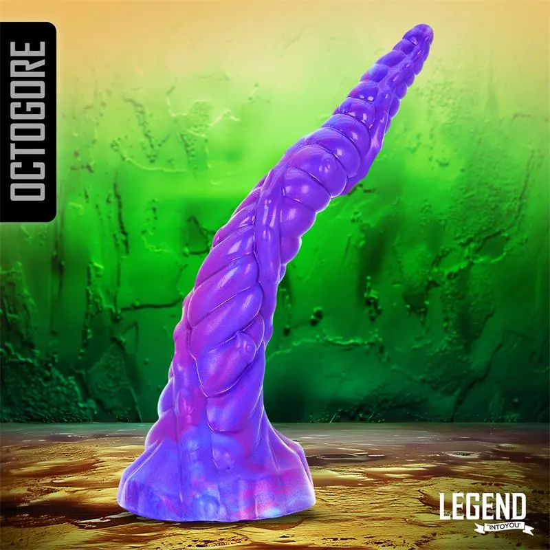 Octogore Dildo Unicornio Silicona Líquida 28 cm · LEGEND · Dildos