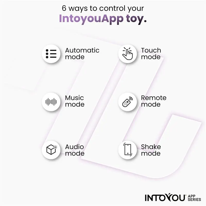 Logan Huevo Vibrador con APP Silicona Unibody Púrpura · INTOYOU APP SERIES · Huevos y Balas Vibradoras — Foto 7