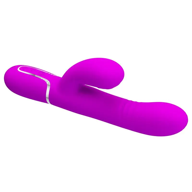 Mariana Vibrador 4en1 Silicona Fucsia · PRETTYLOVE · Vibradores — Foto 4