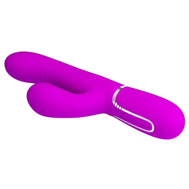 Mariana Vibrador 4en1 Silicona Fucsia · PRETTYLOVE · Vibradores — Foto 6