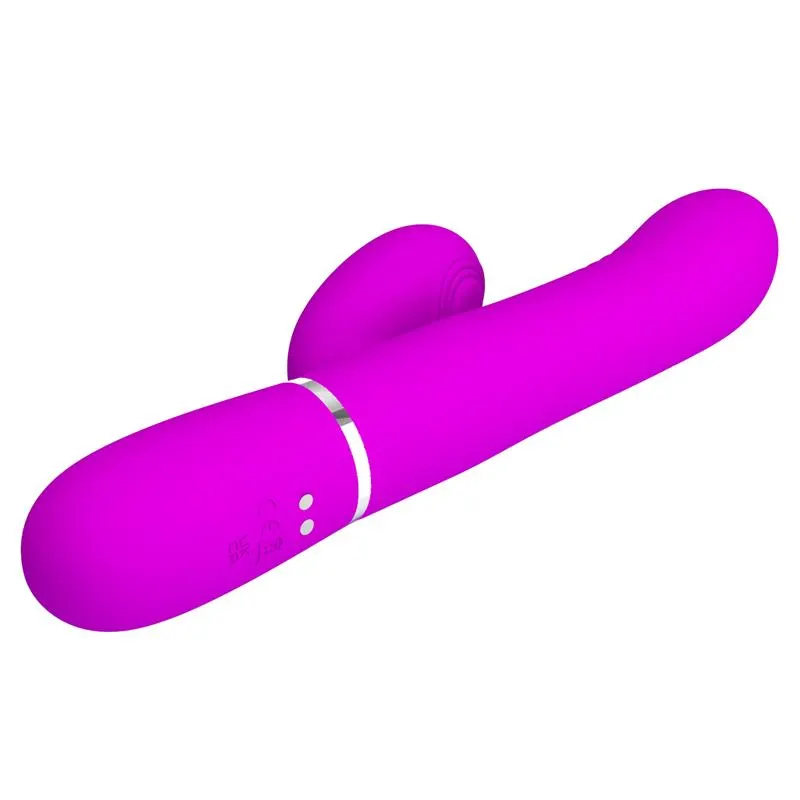 Mariana Vibrador 4en1 Silicona Fucsia · PRETTYLOVE · Vibradores — Foto 7