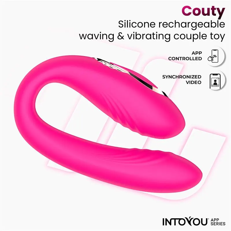 Couty Juguete para Parejas con Oscilación 360º con APP · INTOYOU APP SERIES · Estimuladores de Clítoris — Foto 3