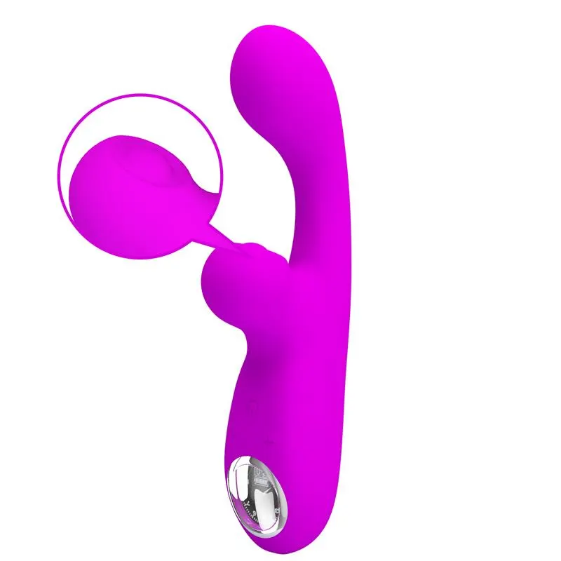 Skylar Conejito Vibrador y Thumping Fucsia · PRETTYLOVE · Vibradores — Foto 3