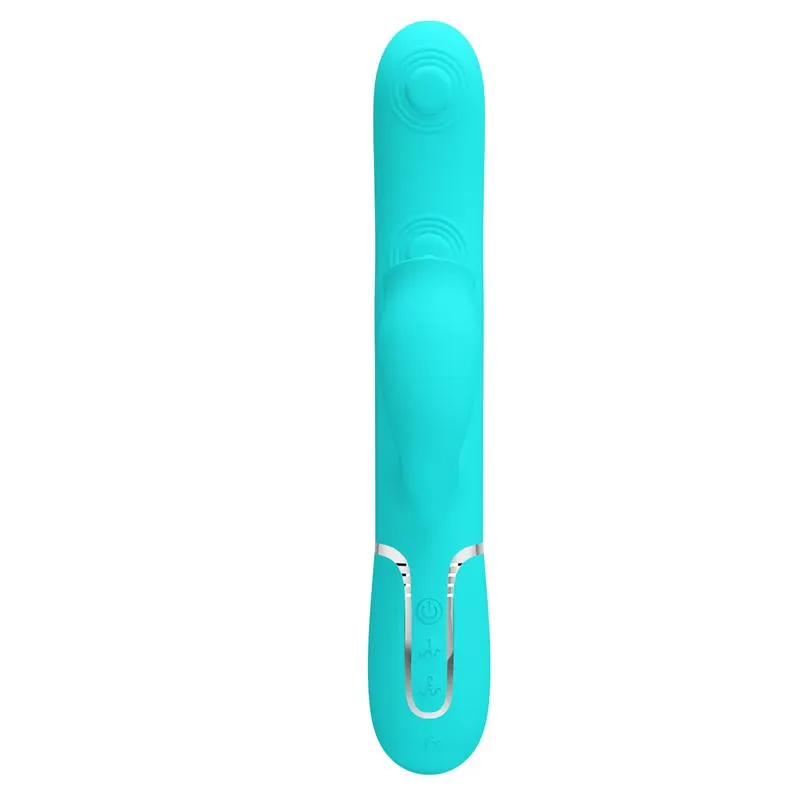 Gigi Vibrador con Licking y Thumping Turquesa · PRETTYLOVE · Vibradores — Foto 3