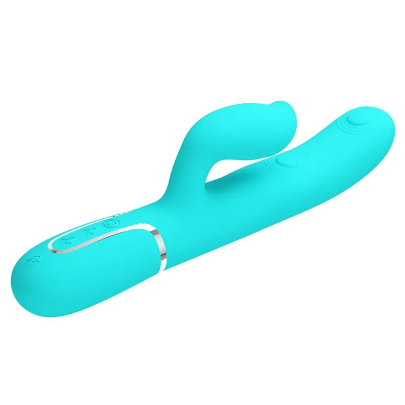 Gigi Vibrador con Licking y Thumping Turquesa · PRETTYLOVE · Vibradores — Foto 5