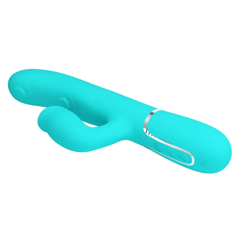 Gigi Vibrador con Licking y Thumping Turquesa · PRETTYLOVE · Vibradores — Foto 6