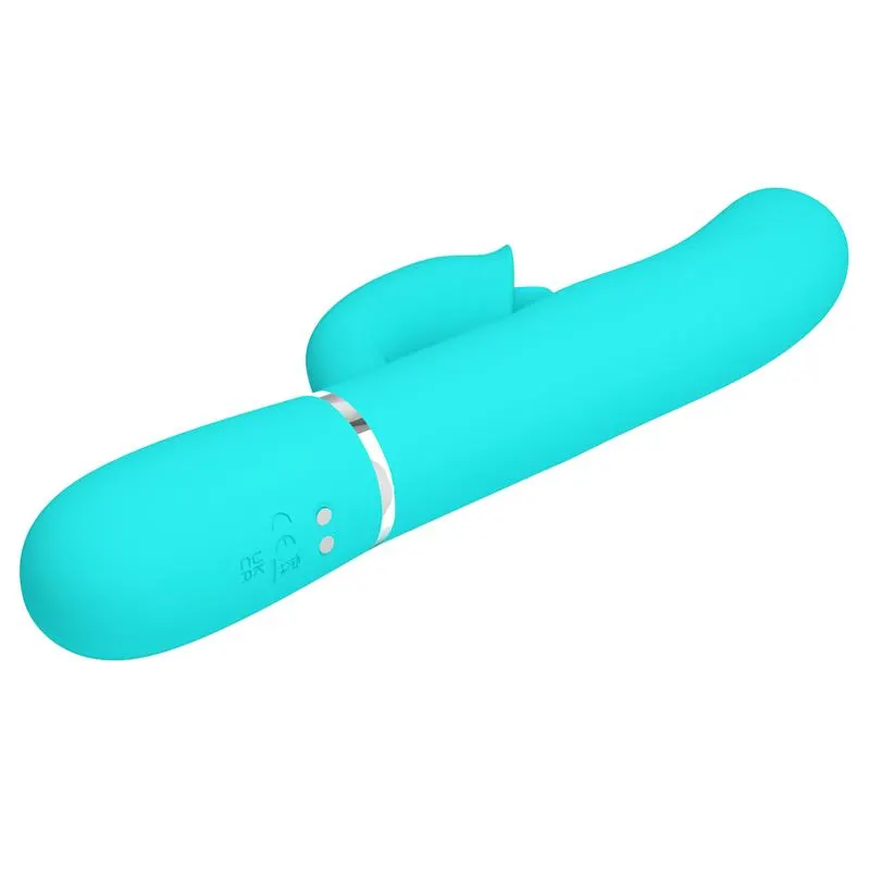 Gigi Vibrador con Licking y Thumping Turquesa · PRETTYLOVE · Vibradores — Foto 7