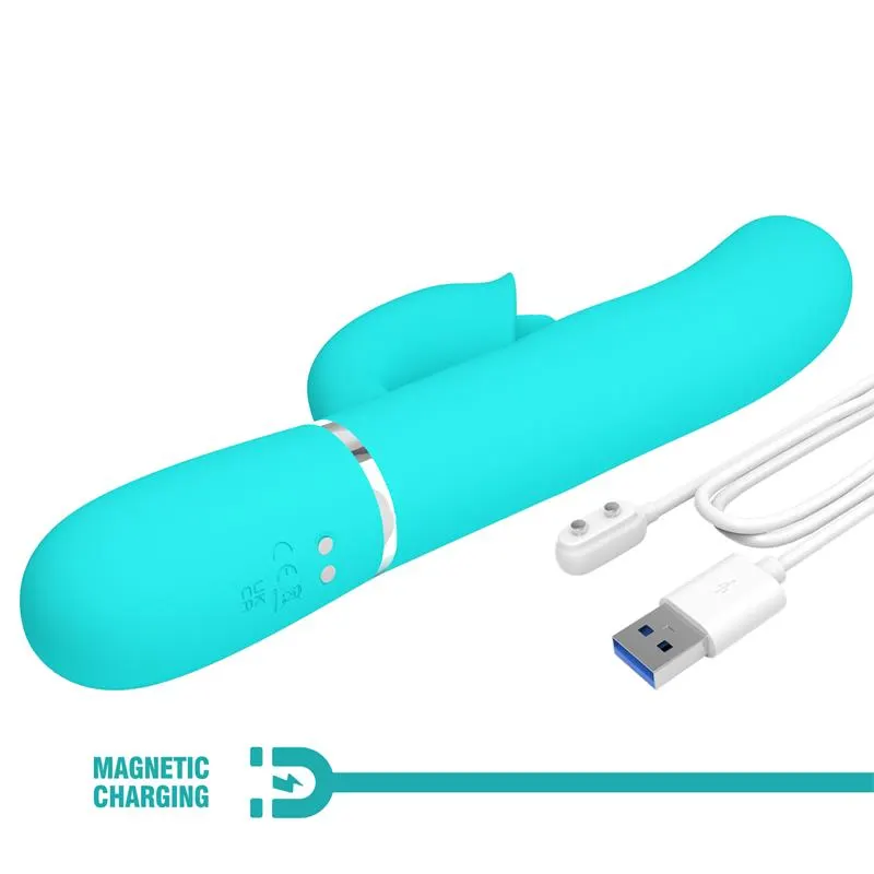 Gigi Vibrador con Licking y Thumping Turquesa · PRETTYLOVE · Vibradores — Foto 10