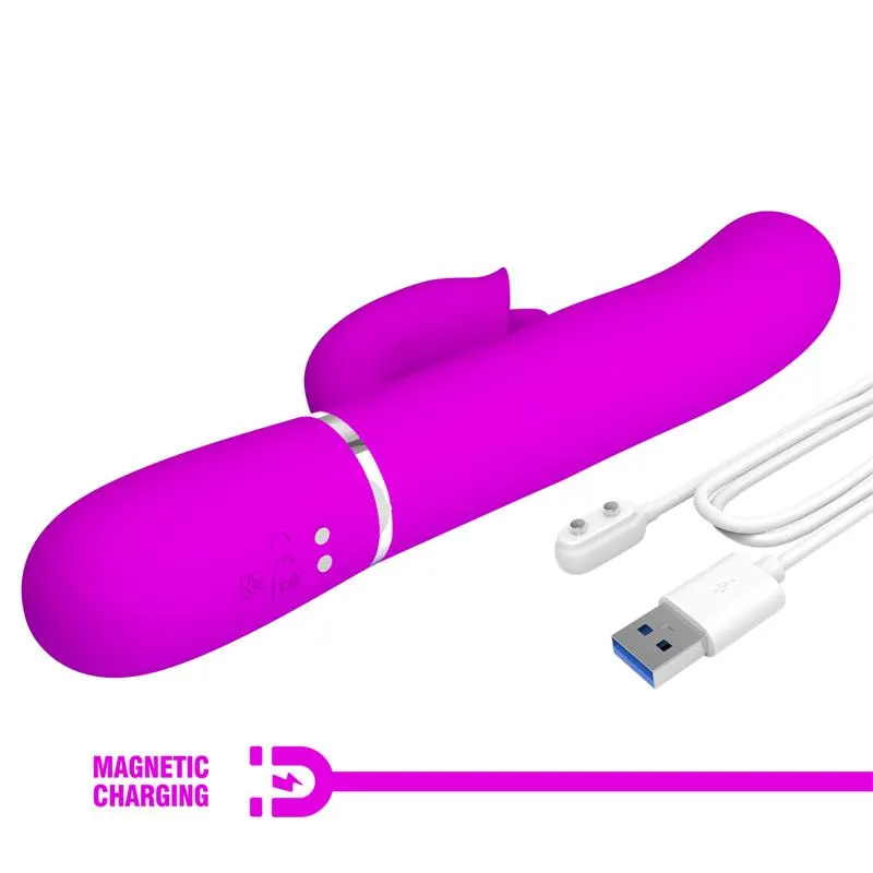 Gigi Vibrador con Licking y Thumping Fucsia · PRETTYLOVE · Vibradores — Foto 10