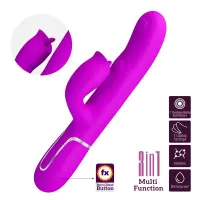 Gigi Vibrador con Licking y Thumping Fucsia · PRETTYLOVE · Vibradores