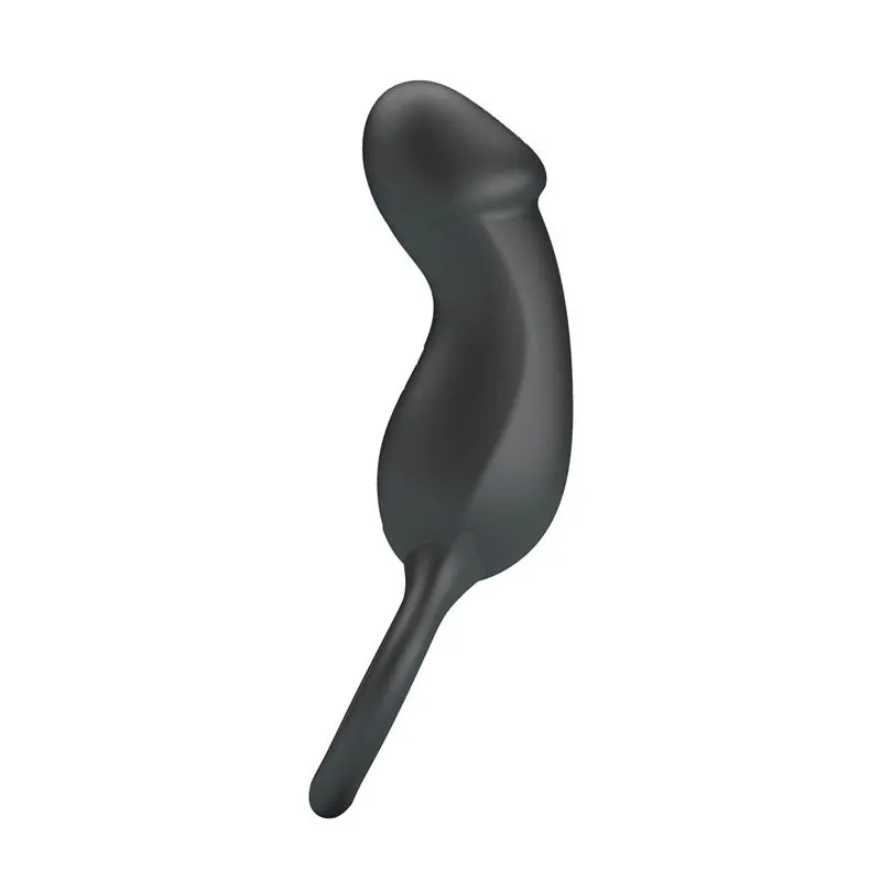 Trae Anillo Vibrador  Silicona USB Negro · PRETTYLOVE · Anillos para el Pene — Foto 9