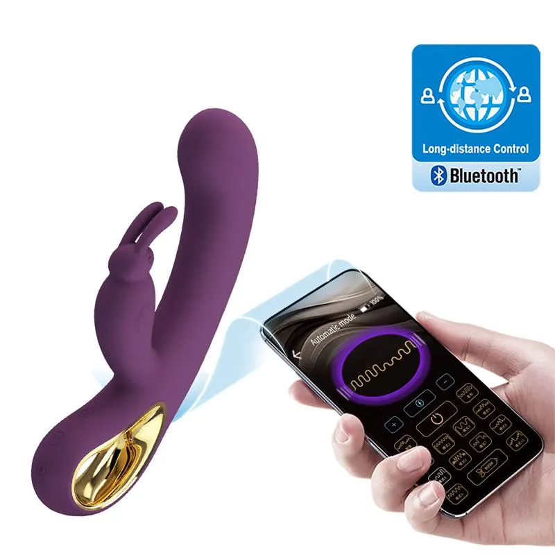 Liam Vibrador Punto G Silicona  con APP Morado · PRETTYLOVE · Vibradores — Foto 6