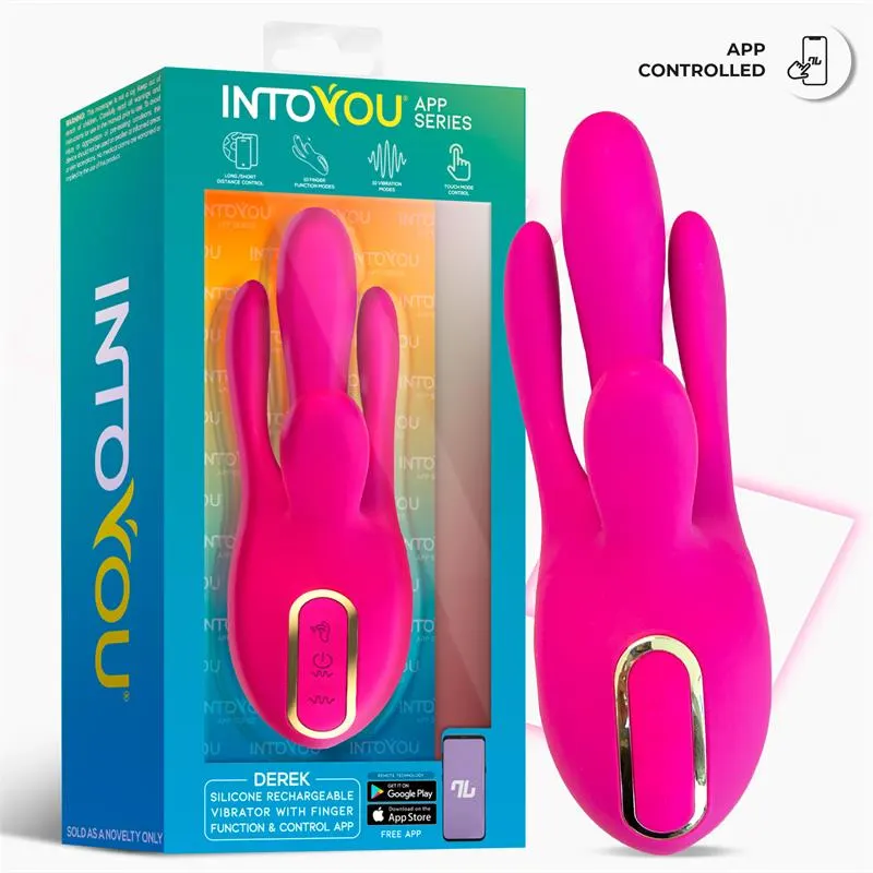 Derek Vibrador con Movimiento Finger 3 Motores y APP · INTOYOU APP SERIES · Vibradores — Foto 2